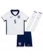 England John Stones #5 Replika Hemmakläder Barn EM 2024 Kortärmad (+ byxor)